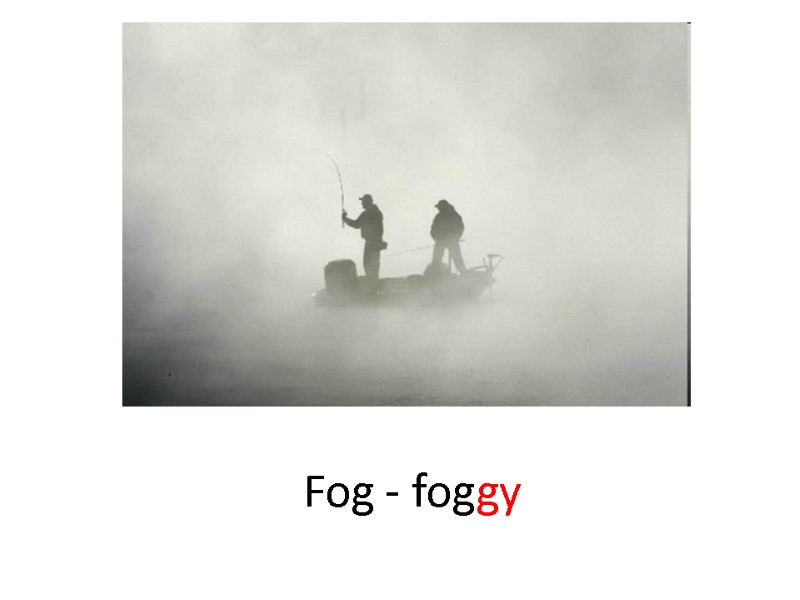 Fog - foggy